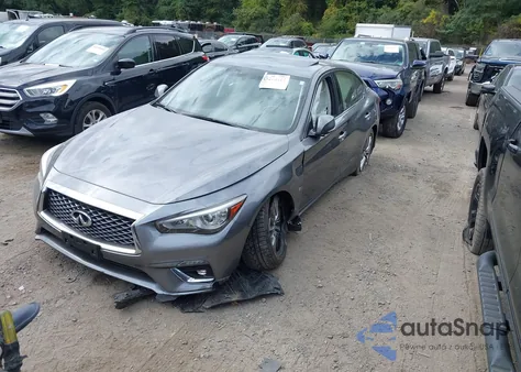 2018 Infiniti Q50 3.0T Luxe from USA, damaged, VIN JN1EV7AR9JM439952